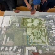 Plannen voor ontspanning- en groene zone te Adegem